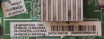 MAIN / TCL NTA1200139 / V8-ORSC819-LF1V004 / 40-RSC803-MAD2HG / 08-RSC8L12-MA200AA / 08-CM39TML-LC219AA / 08-RSC8L01-MA300AA / MODELO LE39HDF3300	 - Imagen 2