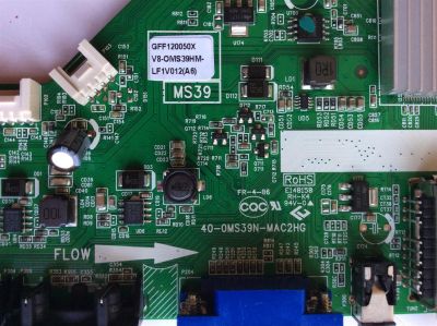 MAIN PARA TV TCL NUMERO DE PARTE GFF120050X / 40-OMS39N-MAC2HG / V8-OMS39HM-LF1V012 / V8-0MS39HM-LF1V012 / MS39 / MODELO L39B26001 - Imagen 3