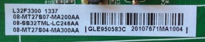 MAIN / TCL V8-OMT2705-LF1V48 / V8-0MT2705-LF1V48 / GLE950583C / 40-MT2700-MAB2LG / 08-MT27S07-MA200AA / 08-SS32TML-LC246AA / 08-MT27A04-MA300AA / MODELO L32F3300	 - Imagen 2