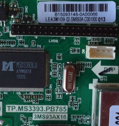 MAIN / FUENTE / (COMBO) / HITACHI B15093148 / 02-SM893A-C001000 / TP.MS3393.PB785 / 3MS93AX16 / MODELO LE43M109	 - Imagen 2