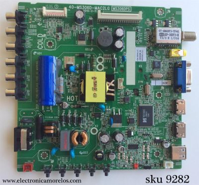 MAIN / FUENTE / (COMBO) / TCL V8-M306GRS-LF1V003 / IFE120259A / 40-MS306D-MAC2LG / MS306DPS 32D2720S
