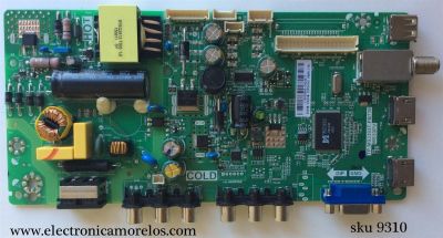 MAIN FUENTE (COMBO) PARA TV TCL / NUMERO DE PARTE GFE952138B / TP.MS3393T.PB710 / MS39PV / T8-32LATL-MA1 / 02-SHY39V-CHLA03 / V8-MS39PVL-LF1V062 / L15020869