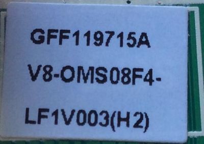MAIN / PIONEER V8-OMS08F4-LF1V003(H2) / GFF119715A / V8-0MS08F4-LF1V003(H2) / 40-MS08F6-MAA2HG / MS08F4/5 / modelo PLE-50S05FHD	 - Imagen 2