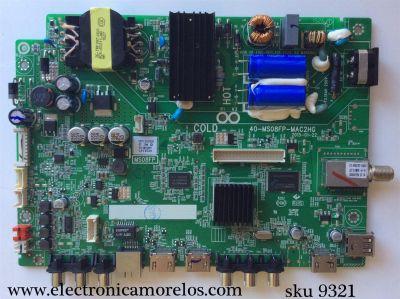 MAIN / FUENTE / (COMBO) / TCL V8-OIS08FP-LF1V026 / GFF120050R / MS08FP / 40-MS08FP-MAC2HG / MODELO 40''	