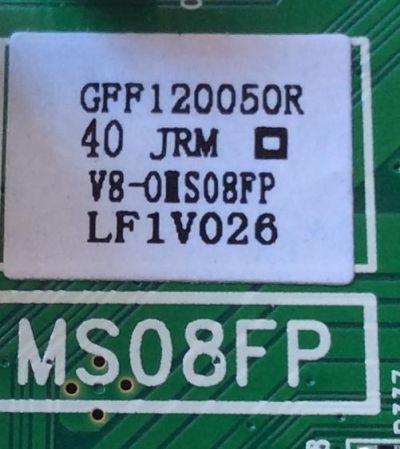 MAIN / FUENTE / (COMBO) / TCL V8-OIS08FP-LF1V026 / GFF120050R / MS08FP / 40-MS08FP-MAC2HG / MODELO 40''	 - Imagen 2