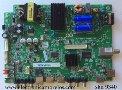 MAIN  FUENTE (COMBO) PARA TV EKT / NUMERO DE PARTE  V8-OMS08FP-LF1V006 (C1) / GLE951994M / 40-MS08FP-MAC2HG / MS08FP / MODELO  LSME40B2810	