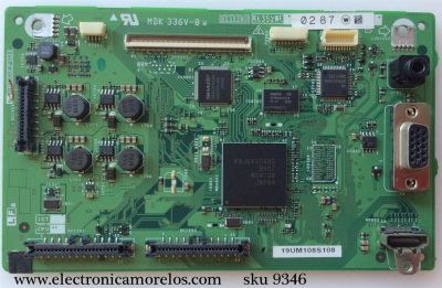 MAIN / SHARP DUNTKE352FM02 / KE352WE / MODELO LC-19SB15U / PANEL LK185T3GW10	