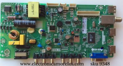 FUENTE / MAIN / TCL L15041201 / GFF119315A / T8-24LATL-MA1 / 02-SHY39V-CYLA01 / V8_MS39PVL_LF1V082 / TP.MS3393T.PB710 / MS39PV / MODELO 24''