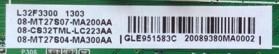 MAIN PARA TV TCL / NUMERO DE PARTE GLE951583C / V8-OMT2705-LF1V031 / 40-MT2700-MAB2LG / V8-0MT2705-LF1V031 / 08-MS82S02-MA200AA / 08-CS32TML-LC223AA / 08-MS82S02-MA300AA / MODELO L32F3300 - Imagen 2