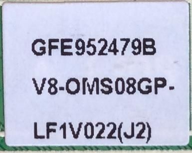 MAIN / FUENTE / (COMBO) / TCL V8-OMS08GP-LF1V022(J2) / GFE952479B / V8-0MS08GP-LF1V022(J2) / MS08GP / 40-MS08GP-MAB2HG / MODELO 43''	 - Imagen 2