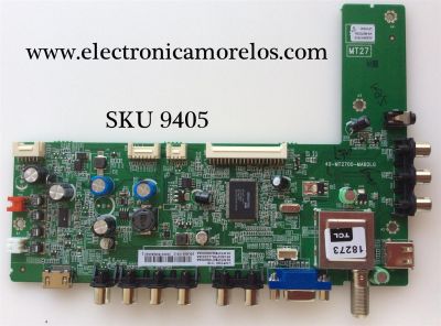 MAIN / TCL GLE951761C / V8-OMT2705-LF1V031 / V8-0MT2705-LF1V031 / 08-MT27S07-MA200AA / 08-CS32TML-LC223AA / 08-MT27S04-MA300AA / 40-MT2700-MAB2LG / MODELO L32F3300	