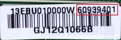 MAIN / LG EBR60939401 / 60939401 / EAX62114302(0) / MODELO 37LD325H-UA.AUSZLJR / PANEL LC370WUG(SC)(A2)	 - Imagen 2