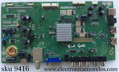 MAIN / WESTINGHOUSE B12094242 / T.RSC8.75B 12242 / MODELO UW37SC1W TW-71401-U037A	