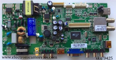 MAIN FUENTE PARA TV TCL IFE120259B / SHS240A-101S / T8-24LAZB-MA3 / 02-SHY06G-SYLA03 / V8-A306GRD-LF1V002 / DLBB370 REV:3.0 / S09191164 