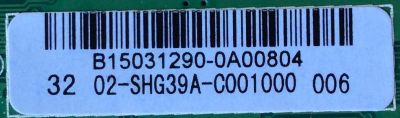 MAIN / FUENTE / (COMBO) / TCL B15031290 / 02-SHG39A-C001000 / TP.MS3393T.PB79 / 3MS3393X-2	 - Imagen 2
