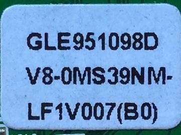 MAIN / TCL V8-0MS39NM-LF1V007(B0) / GLE951098D / V8-OMS39NM-LF1V007(B0) / MS39 / 40-OMS39N-MAB2HG	/ MODELO DE 40'' - Imagen 2