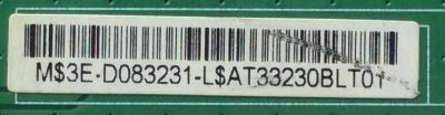 T-CON / PANASONIC 3E-D083231 / V500HJ1-CE1 / MODELO TX-L39EM6B	 - Imagen 2