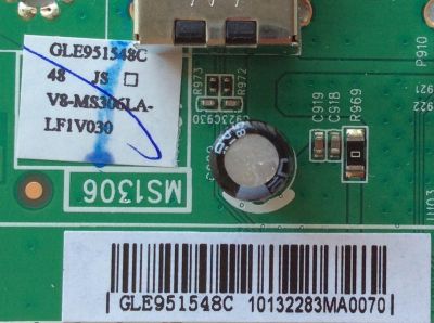 MAIN  PARA TV TCL NUMERO DE PARTE GLE951548C / V8-MS306LA-LF1V030 / MS1306 / 40-MS1306-MAB2LG / MODELO DE 48''	 - Imagen 2