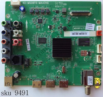 MAIN / TCL V8-OMS08F4-LF1V009(K2) / IFF120244D / V8-0MS08F4-LF1V009(K2) / 40-MS08F6-MAA2HG / MS08F4/5	
