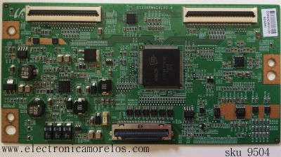 T-CON / SAMSUNG BN81-04357A / S120APM4C4LV0.4 / LJ94-03464E / MODELO UN55C6300SFXZA / PANEL LTF550HJ03-A02 