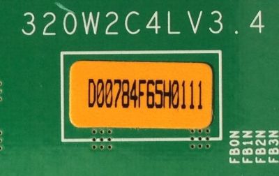 T-CON / SONY LJ94-00784F / 320W2C4LV3.4 / 00784F / MODELOFWD-32LX1R / PANEL LTY320W2-L02	 - Imagen 2