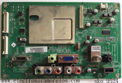 MAIN / VIZIO TXDCB02K0220 / TXDCB02K022003Q / 715G5817-M02-000-004K / MODELO E241-A1	