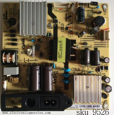 FUENTE DE PODER PARA TV TCL / NUMERO DE PARTE 81-PBE039-G01 / IPE06R41 / PANEL LVW39AUOT E2 / MODELOS L32F3320 / L32F3380B / L32B2600 / 39D2600 / L40F2800A / L40B2600 / L42F1590B