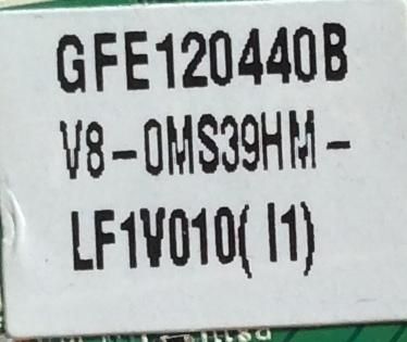 MAIN PARA TV TCL NUMERO DE PARTE GFE120440B / 40-OMS39N-MAC2HG / V8-0MS39HM-LF1V010(I1) /V8-OMS39HM-LF1V010(I1) / MODELO 40'' - Imagen 2