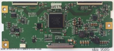 T-CON / PANASONIC 6871L-0617V / 6870C-0322B / 617V / MODELO TH-47LF20U / PANEL LD470WUB(SC)(A1)	