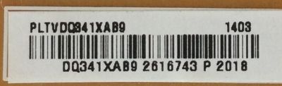 FUENTE DE PODER / SHARP PLTVDQ341XAB9 / 715G5792-P03-000-002H / DQ341XAB9 / MODELO LC-42LB150U	 - Imagen 2