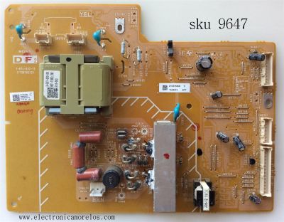 TARJETA DF2 / SONY A-1253-585-D / 1-874-032-12 / A1253585D / MODELO KDL-46X3000 / PANEL LTY460HH-LH2	