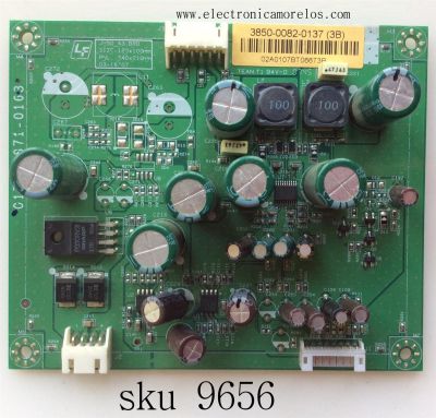 TARJETA DE AUDIO / VIZIO 3850-0082-0137 / 0171-2871-0163 / MODELO P50HDTV10A / PANEL PDP50X4TA45	