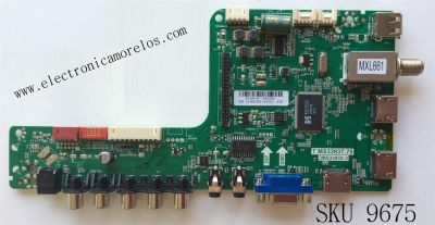 MAIN PARA TV SANYO NUMERO DE PARTE B14041611 / COMPATIBLES / B14010370 / B14010215 / B14010342 / B14010216 / B14010220 / B14010218 / 02-MB3393-CWS001 / T.MS3393T.78 / 3MS3393X-3 / MODELO DP55D44 / CHASSIS P55D44-00 / PANEL LVF550SSDX E1 V1 / LSC550H03	