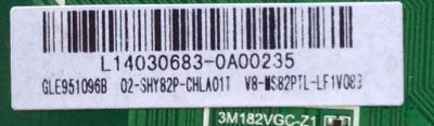 MAIN / FUENTE / (COMBO) / TCL L14030683 / GLE951096B / 02-SHY82P-CHLA011 / V8-MS82PTL-LF1V083 / TP.MS18VG.P77 / MS82PT	 - Imagen 2