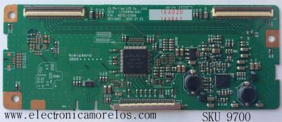 T- CON / SANYO 6871L-1448A / 6870C-0195A / MODELO 32HFL5860D/27 / PANEL LC320WXN(SA)(B1)	