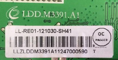 MAIN / FUENTE / (COMBO) / TCL 3391A1124 / LL-RE01-121030-SH41 / LDD.M3391.A1	 - Imagen 2