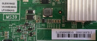 MAIN PARA TV TCL GLE951645D / 40-OMS39N-MAC2HG	/ V8-OMS39HM-LF1V004 / V8-0MS39HM-LF1V004(H5) / MS39 /  MODELO L40B2800 - Imagen 2