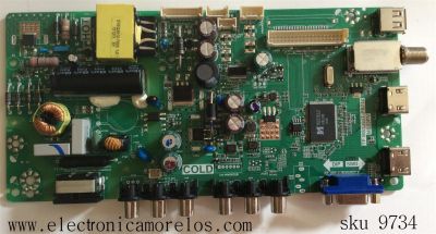 MAIN / FUENTE / (COMBO) / TCL L15061797 / GFF120050M / T8-32LATL-MA3/ V8-MS39PVL-LF1V090 / TP.MS3393T.PB710 / MS39PV / MODELO 32''	