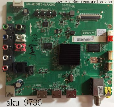 MAIN  PIONEER NUMERO DE PARTE  GFF119715A / V8-OMS08F4-LF1V003(H5)  (H4)  (H3)  / V8-OMS08F4-LF1V003 / 40-MS08F6-MAA2HG / MS08F4/5 / V8-0MS08F4-LF1V003 / MODELO PLE-50S05FHD	