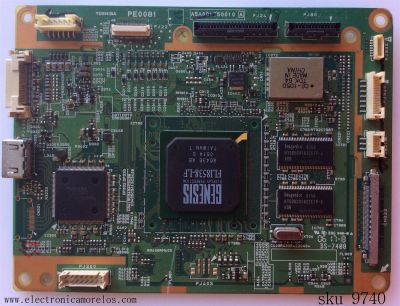 TARJETA DE A/V / TOSHIBA 75004725 / A5A001750010A / MODELO 32HLC56	