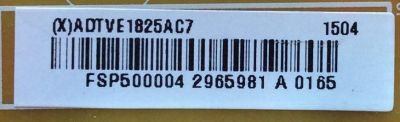 FUENTER DE PODER / VIZIO ADTVE1825AC7 / 715G6960-P02-001-002S / (X)ADTVE1825AC7 / MODELO M49-C1 LTM7SQAR - Imagen 3