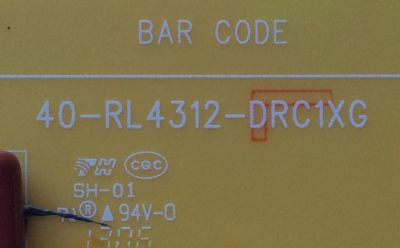 LED DRIVER / TCL 40-RL4312-DRC1XG / 40-RL4312-DRC1XG / MODELO LE39FHDF3300TATCAA	 - Imagen 2