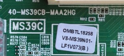 MAIN PARA TV TCL 08-CM39TML-LC242AA / V8-MS39N01-LF1V073(B) / 08-MS39C01-MA300AA / 08-MS39C01-MA200AA / OMBTL18258 / MS39C / 40-MS39CB-MAA2HG / MODELO L39E3000 - Imagen 2