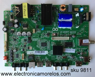 MAIN FUENTE (COMBO) PARA TV TCL / NUMERO DE PARTE SVSM8-43D16ZF-MA2 / 40-MS08FP-MAC2HG / IDF123603A / E4-43D160ZF-MXO / MS08FP / MODELO 43''