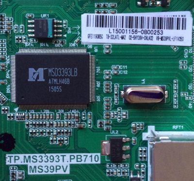 MAIN / FUENTE / TCL L15001156 / GFE119085C / T8-32LATL-MA2 / 02-SHY39V-CHLA02 / V8-MS39PVL-LF1V050 / TP.MS3393T.PB710 / MS39PV	 - Imagen 2