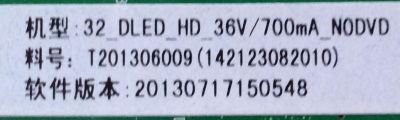 MAIN / FUENTE / SCEPTRE A13071815 / TP.RSC8.P71 / MODELO CN32HA634 / PANEL HV320WX2-201	 - Imagen 2