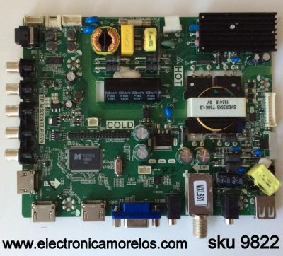 MAIN / DAEWOO B16020729 / L40R6400TN / 02-SKG39A-C003003 / TP.MS3393T.PB79 / 3MS3393X-2	 / MODELO L40R6400