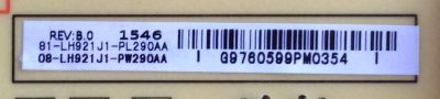 FUENTE DE PODER PARA TV TCL / NUMERO DE PARTE 08-LH921J1-PW290AA / 81-LH921J1-PL290AA / 40-LH9211-PWB1XG / MODELO 50E5900US - Imagen 2