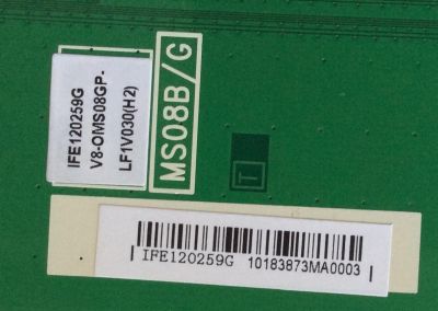 MAIN / TCL V8-OMS08GP-LF1V030(H2) / IFE120259G / V8-0MS08GP-LF1V030(H2) / 40-OMS08B-MAC2HG / MS08B/G	 - Imagen 2