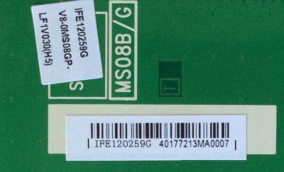 MAIN / TCL V8-0MS08GP-LF1V030(H5) / IFE120259G MS08B/G 40-0MS08B-MAC2HG	 - Imagen 2